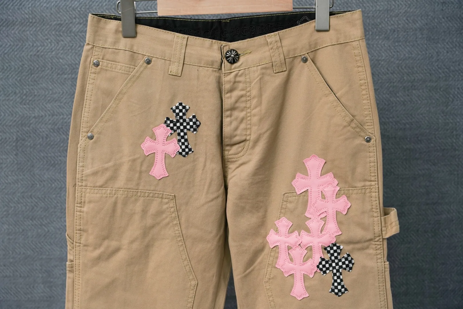 ：S 030 & Chrome Hearts Khaki Same Style ：Khaki Size：28 30 32 34 （S-XL)